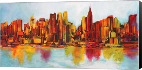 Framed New York Abskyline Print