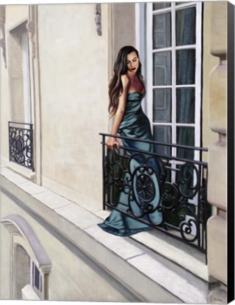 Framed Window in Paris Print