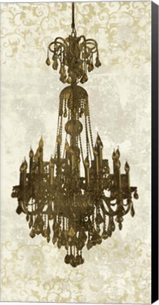 Framed Panneau Chandelier II Print