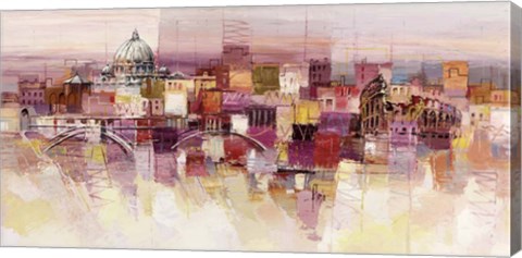 Framed Sognando Roma Print
