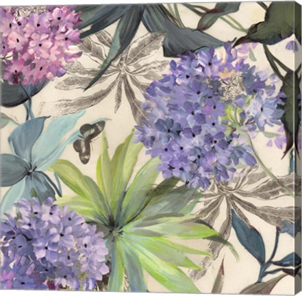 Framed Lilac Hydrangeas Print