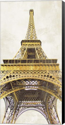Framed Gilded Eiffel Tower Print
