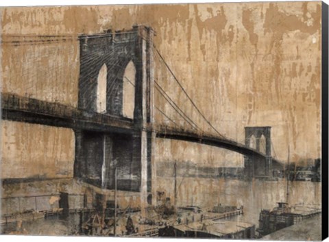 Framed Brooklyn Bridge 2 Print
