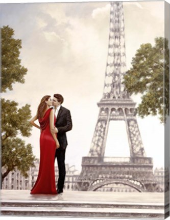 Framed Romance in Paris I Print