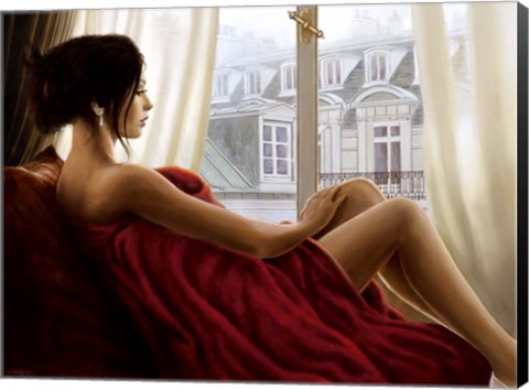 Framed At the Window Print