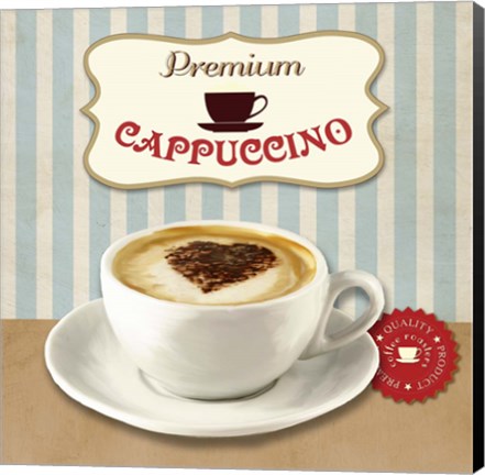 Framed Premium Cappuccino Print