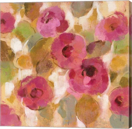 Framed Glorious Pink Floral III Print