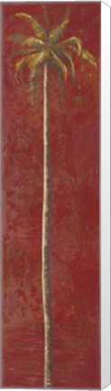 Framed Red Palm II Print