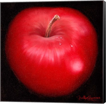 Framed Red Apple Print