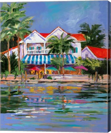 Framed Beach Resort I Print