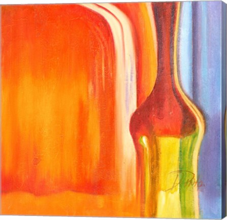 Framed Color Glass V Print