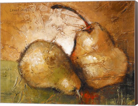 Framed Pear Study II Print