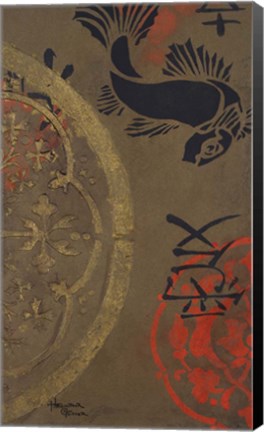 Framed Koi Shield II Print