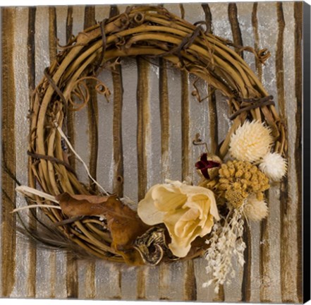 Framed Wreath I Print