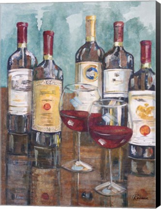 Framed Wine Tasting II Print