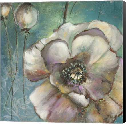 Framed Blue Poppies II Print