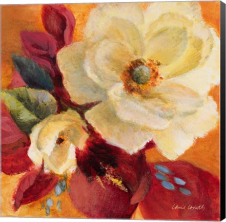 Framed Billowing Blooms II Print