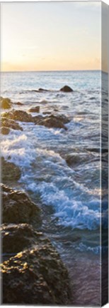 Framed Bimini Coastline I Print