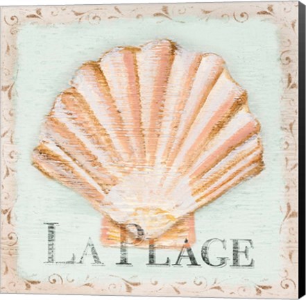 Framed La Plage Print