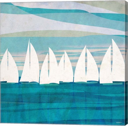 Framed Afternoon Regatta II Print