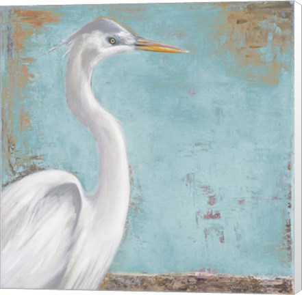 Framed Tropic Heron I Print