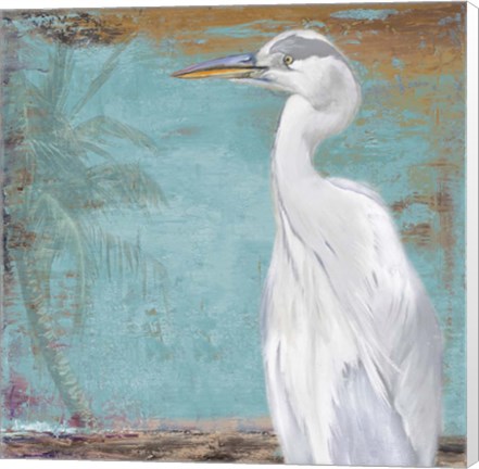 Framed Tropic Heron II Print