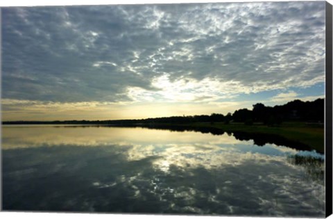 Framed Reflections of the Sky Print