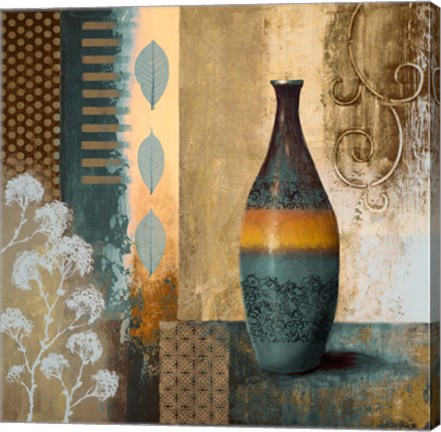 Framed Earthly Pottery I Print