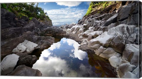 Framed Reflecting Ravine Print