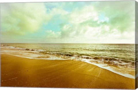 Framed Gold Beach Print