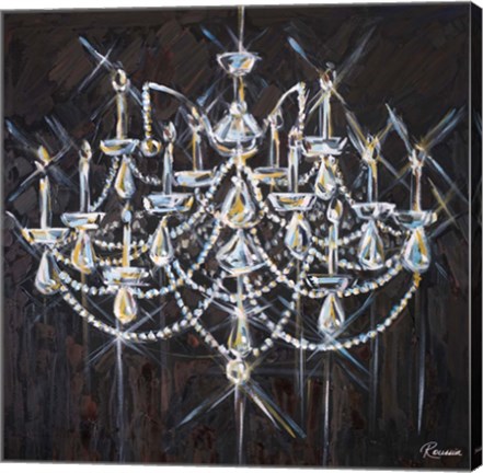 Framed Chandelier II Print