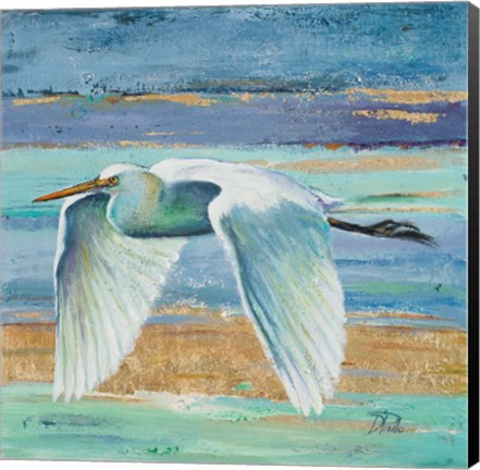 Framed Great Egret II Print