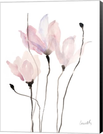 Framed Floral Sway II Print