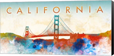 Framed California Gate Print