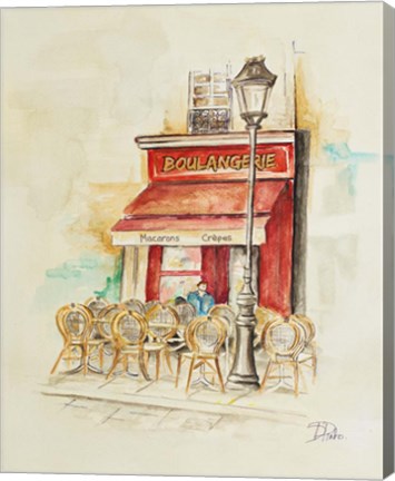 Framed Cafe Du Paris I Print