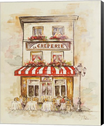 Framed Cafe Du Paris II Print