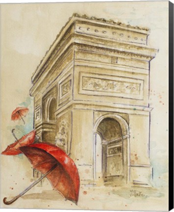 Framed Arc Du Triomphe Print