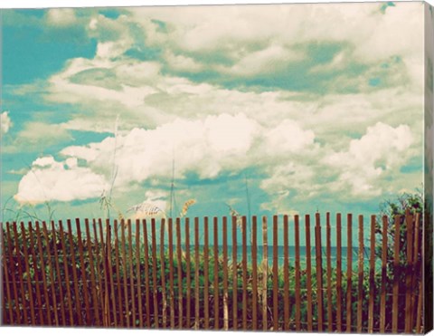 Framed Beyond The Fence Print