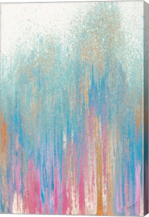 Framed Bright Woods Vertical Print