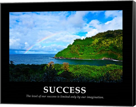 Framed Success Print