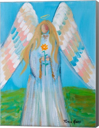 Framed Angel of Spring Print