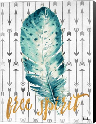 Framed Free Spirit Feather Print