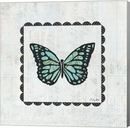Framed Butterfly Stamp Print