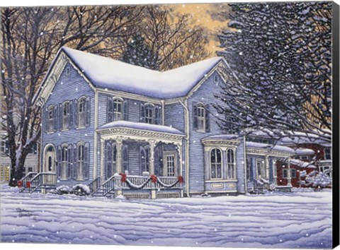 Framed Hometown Holiday Print