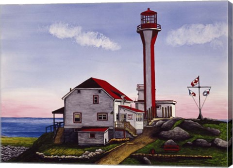 Framed Yarmouth Light Print