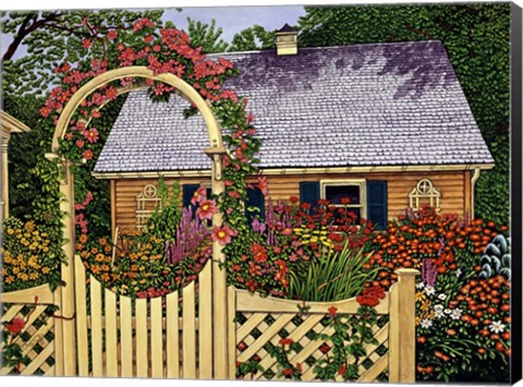 Framed Flowering Arbor Print