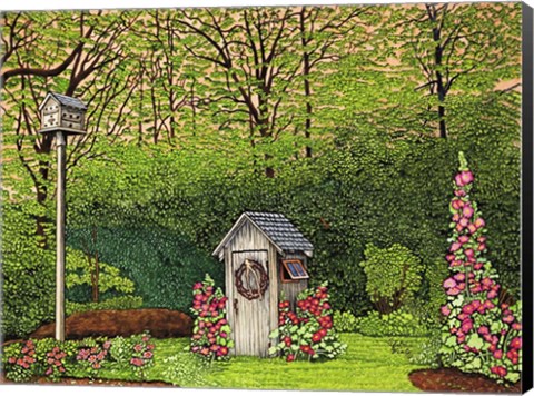 Framed Outhouse Print