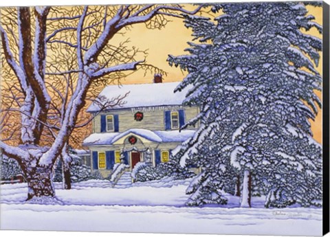 Framed Morning Snow Print