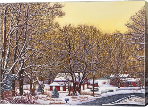 Framed Boston Hill Road Print