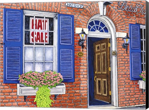 Framed Hat Shop - Notl Print